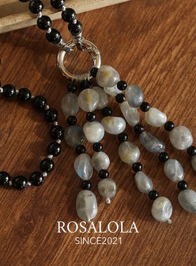 ROSALOLA 松间月·禅意复古新中式老钱风项链· LOLA系列 042301