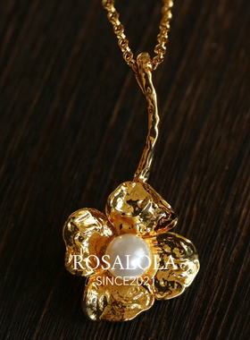 ROSALOLA 低语·复古鎏金工艺项链·LOLA系列 122228