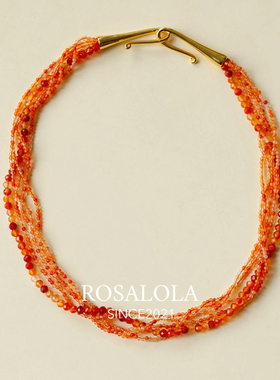 ROSALOLA 烈日晚霞·时尚复古项链·LOLA系列 122244