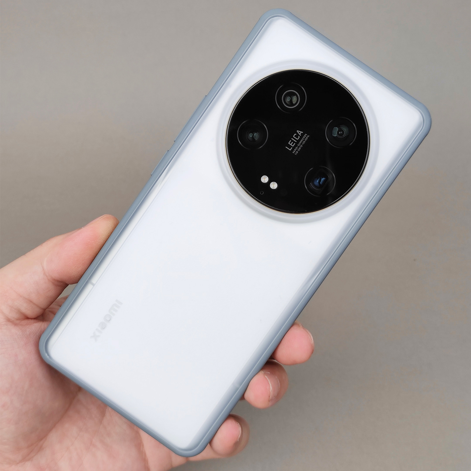 磁吸MagSafe机甲壳适用小米13Ultra防摔磨砂深黑手机保护壳软边石头灰简约亲肤定制配色半透全面包裹高级新款 - 图1