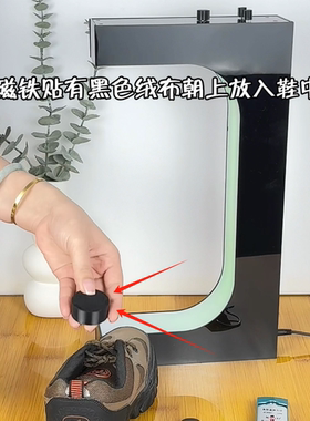 直播间发光自动旋转磁悬浮AJ鞋子展示架产品橱窗摆放陈列鞋架道具