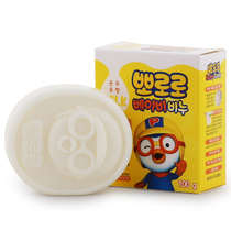 Pororo pop music Lole children Baby Soap Women Boy Moisturizing Face Soap No Fragrant Mild Wash Face Bath