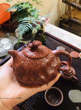 丁山紫砂泥朱红泥宜兴本山矿