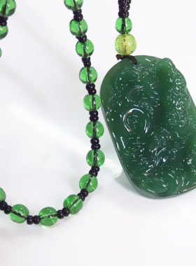 百搭龙牌吊坠长款毛衣链