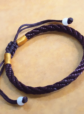 韩版璎珞本命年小礼品红绳手链