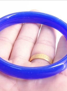 扁条手镯玻璃地摊货源蓝田玉