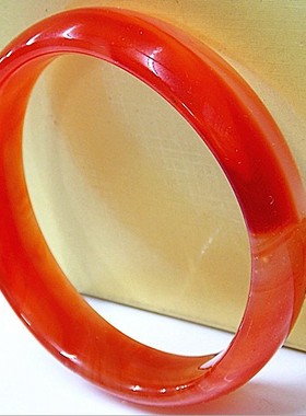 玻璃玛瑙厘米透明女士手镯