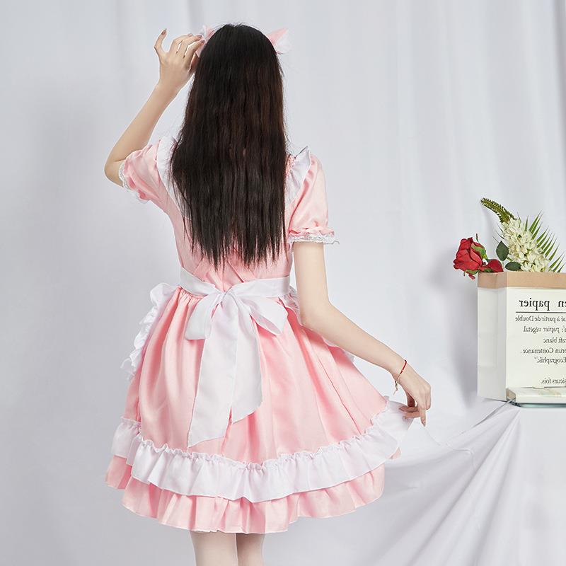 新款软妹猫咪公主裙cosplay服lolita软妹扮演服动漫可爱女仆装 - 图2