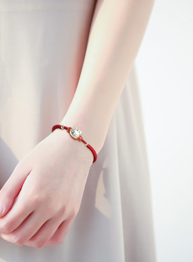 999足银手链男女闺蜜情侣款