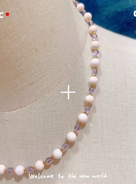 多种材质女王贝线上线下ins风