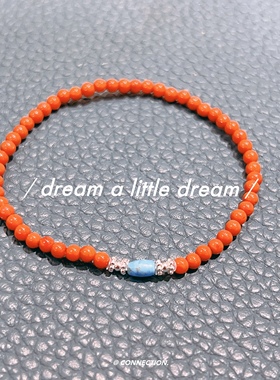 天然玛瑙南红绿松石新年红手链