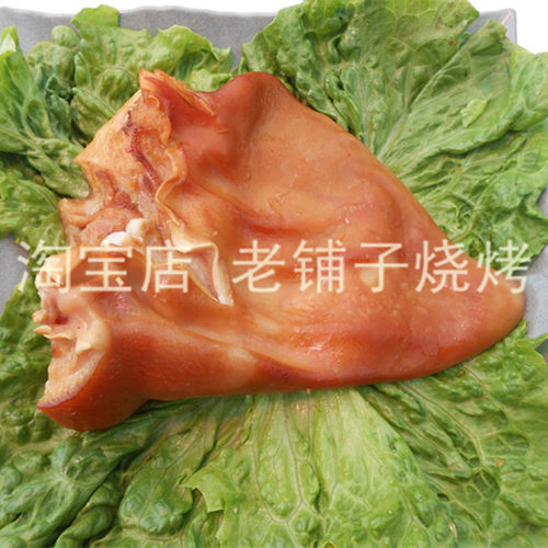 诸城烧烤猪耳朵250g卤味熟食诸城特产卤熏猪耳朵诸城烧肉两份包邮 - 图2