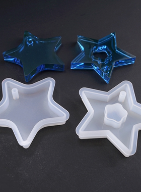 竹染挂牌模具手工饰品六边形吊坠