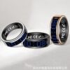 Cross-border new smart ring with display, touch page turning, pedometer, heart rate, blood oxygen, sleep and sports smart ring