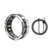 Factory wholesale cross-border high-end diamond smart ring heart rate sleep blood oxygen detection multifunctional sports ring