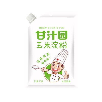 甘汁园食用玉米淀粉1kg家用勾芡烘焙生粉