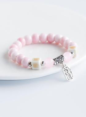 钱多多暴富陶瓷手串景德镇瓷珠串珠手链情侣手饰民族风学生饰品女