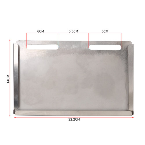 南宁大蓝牌新国标车牌套不锈钢规格尺寸22mmx14mm加厚拉丝面板 - 图0
