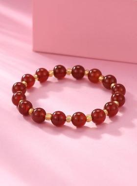 红玛瑙手链女款转运手串