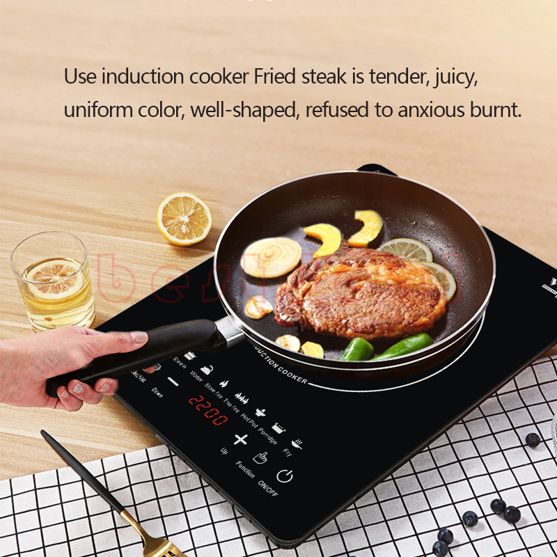 English induction cooker Sensor Touch Portable Cooktop 2200W-图1