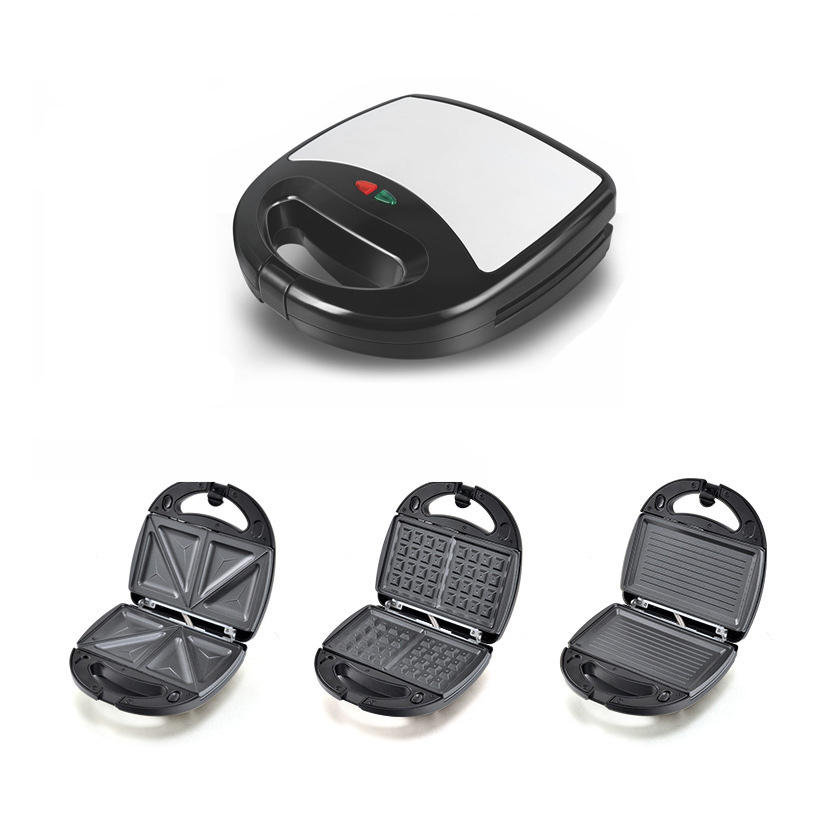 3 in 1 bread breakfast Machine Panino Toaster Sandwich Maker-图3