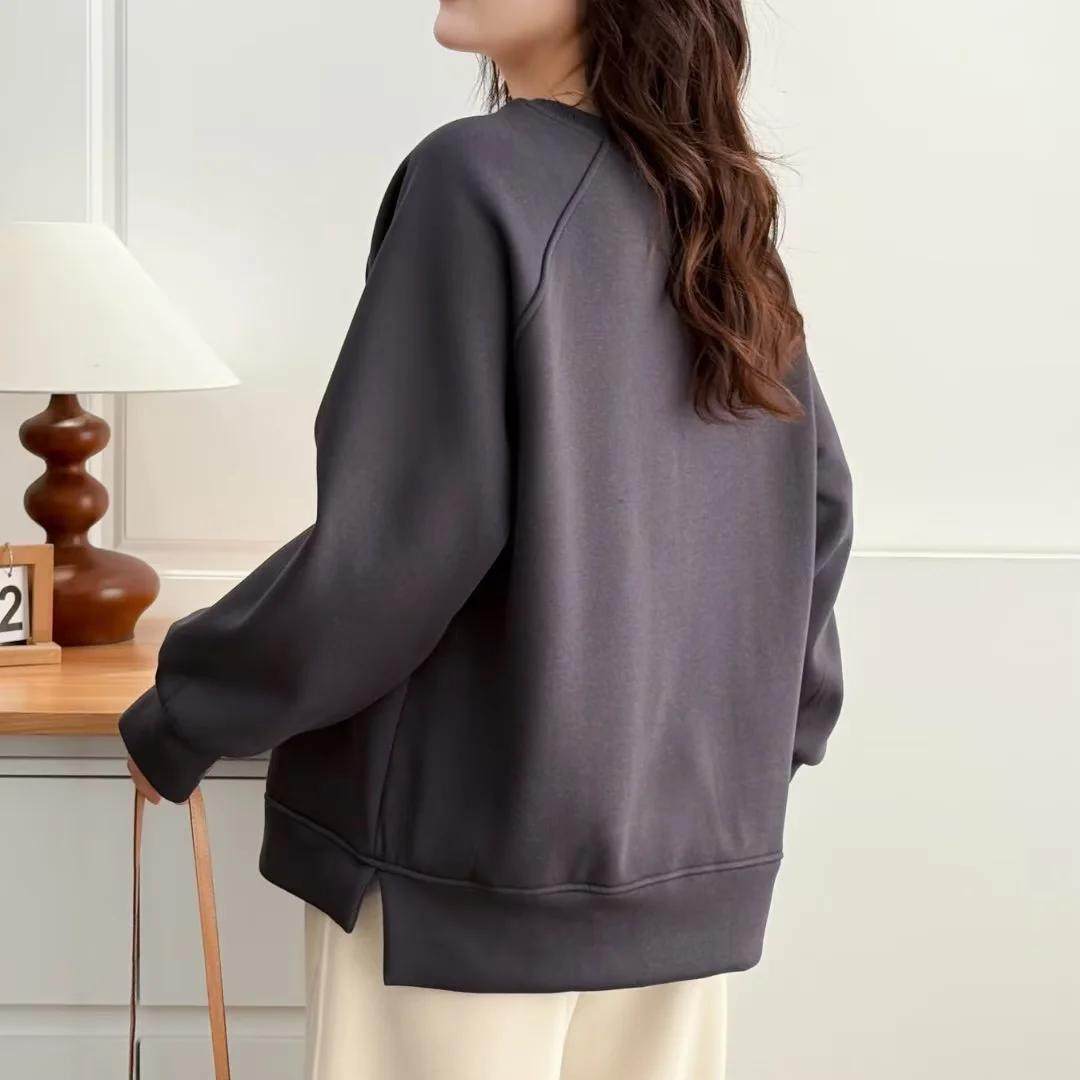 2025胖妹妹冬装女装卡通女孩印花大码中年加绒加厚女上衣圆领卫衣,淘宝优惠券,粉丝福利购,淘宝优惠卷