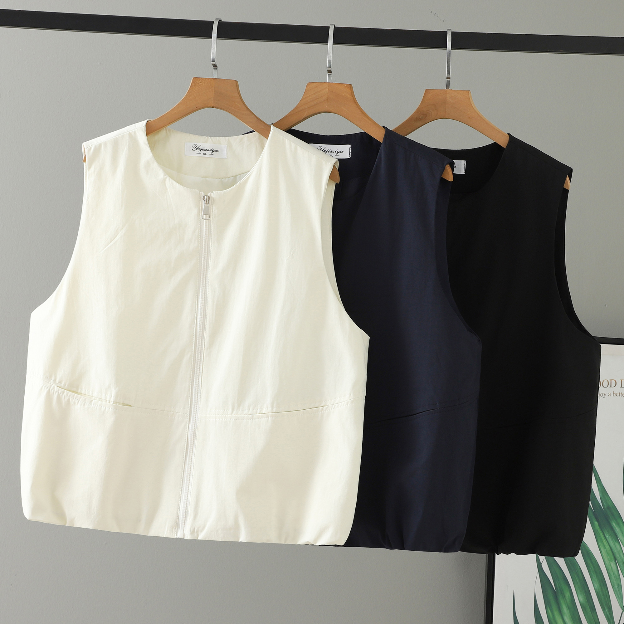 2025秋装胖妹妹大码女装新款宽松显瘦中年时尚简约上衣女气质马夹,淘宝优惠券,粉丝福利购,淘宝优惠卷