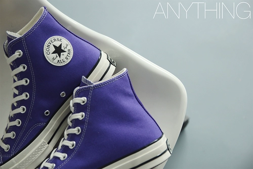 Converse, samsung, сиреневые тканевые конверсы подходит для мужчин и женщин