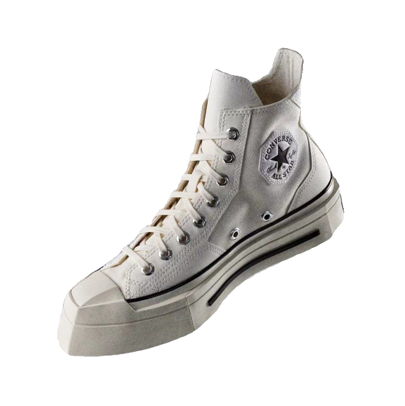 CONVERSE 匡威 CHUCK 70 几何拼接高帮厚底帆布鞋A06435c A06436c