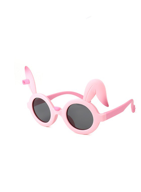 偏光兔子卡通可爱防紫外线太阳镜