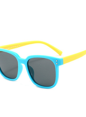 韩版方形儿童墨镜潮男洋气个性