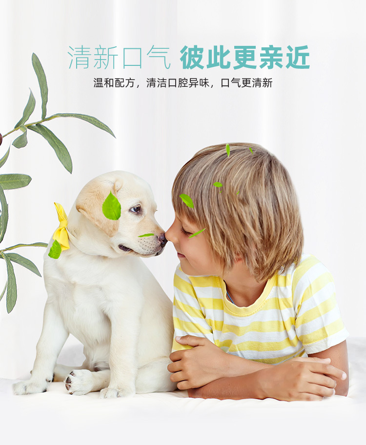 派锐宠物牙刷除口臭猫犬牙刷牙膏可食用猫咪狗狗通用除牙结石90g - 图0