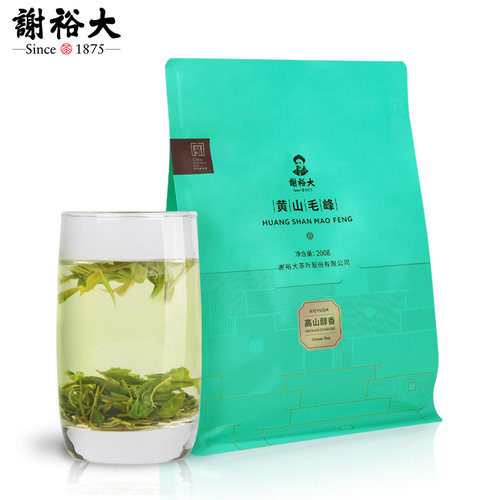 2026新茶谢裕大黄山毛峰高山醇香毛峰茶袋装200g绿茶官方旗舰正品 - 图0