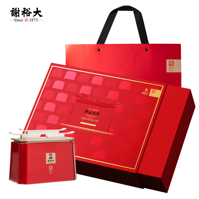 谢裕大黄山毛峰明前特级印迹珍芽礼盒200g端午送礼【2025新茶】