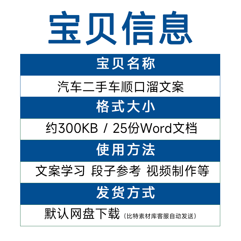 汽车二手车顺口溜话术短视频说车文案脚本创意销售搞笑台词段子 - 图3