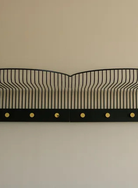 Lunett hat rack Black kl 壁挂帽子架手套架置物架