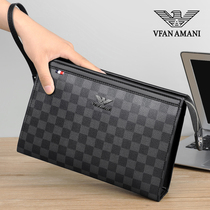 Vifang Amani Mens Handbag Genuine Leather 2022 New Hand Grab Bag Wallet Hand Grip Envelope Bag Luxury Brands