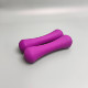 Bone-shaped cast iron frosted plastic-impregnated small dumbbells for women and children 1/1.5kg 2kg yoga jumping arm training