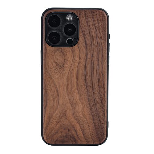 适用iPhoneXSMAX手机壳木质创意8plus实木全包苹果XR保护套SE23天然胡桃木16ProMax防摔15/17Pro硬壳男14/13 - 图3