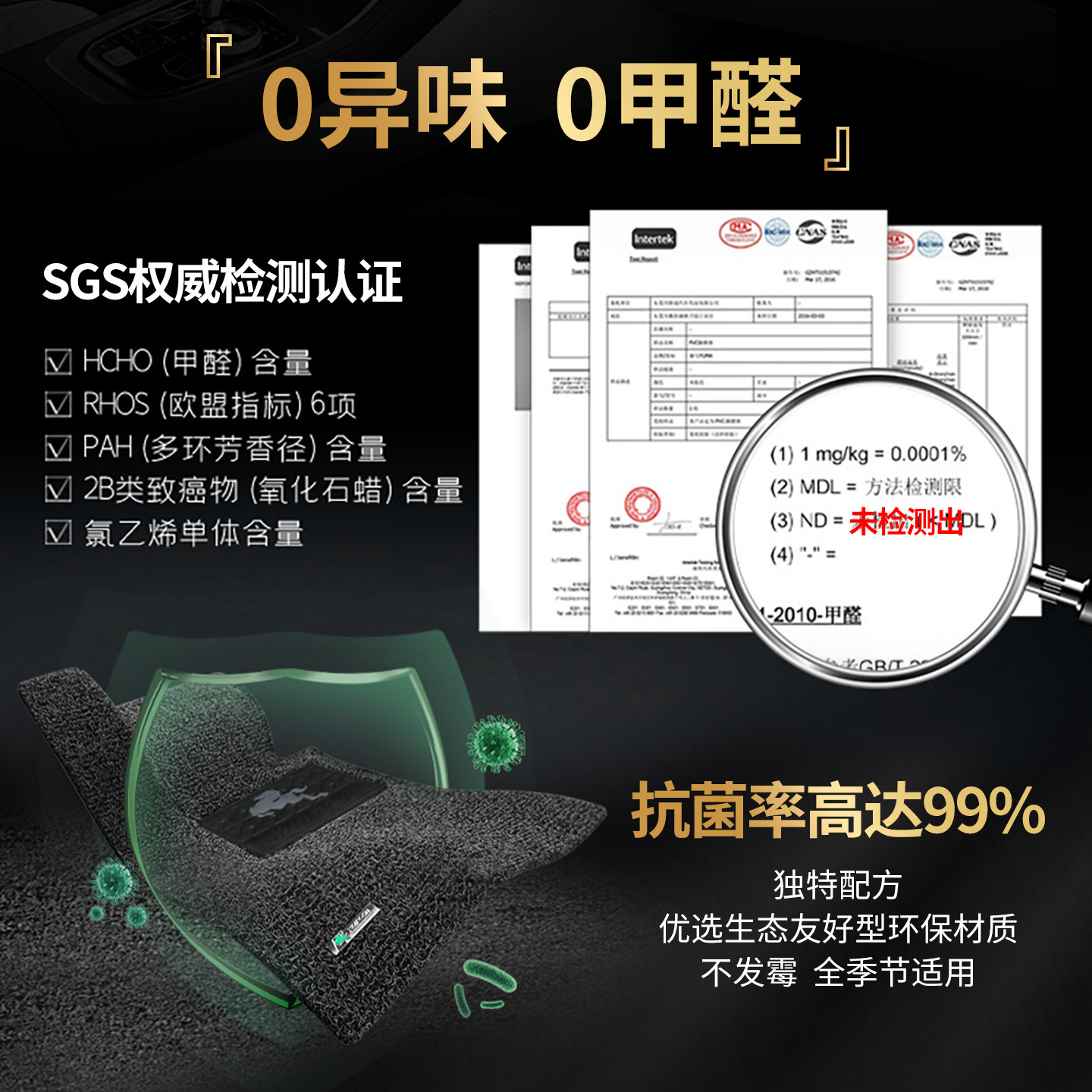 御马汽车丝圈脚垫适用奥迪a6lq5宝马x35系奔驰e300glc特斯拉Y车垫