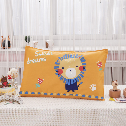 Children's pillow pillow core 3-year-old kindergarten student baby pillow case 30X50 cotton nap pillow for four seasons