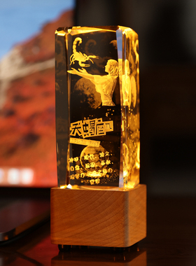 芷墨七彩发光欧式桌面蓝牙摆件