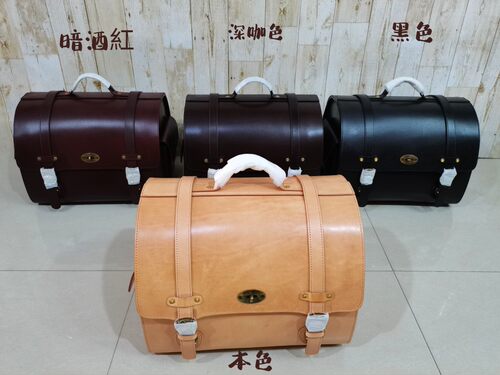 台灣皮卡丘 意大利植鞣牛皮vespa维斯帕姜戈RA摩托车机车尾箱尾貨 - 图2
