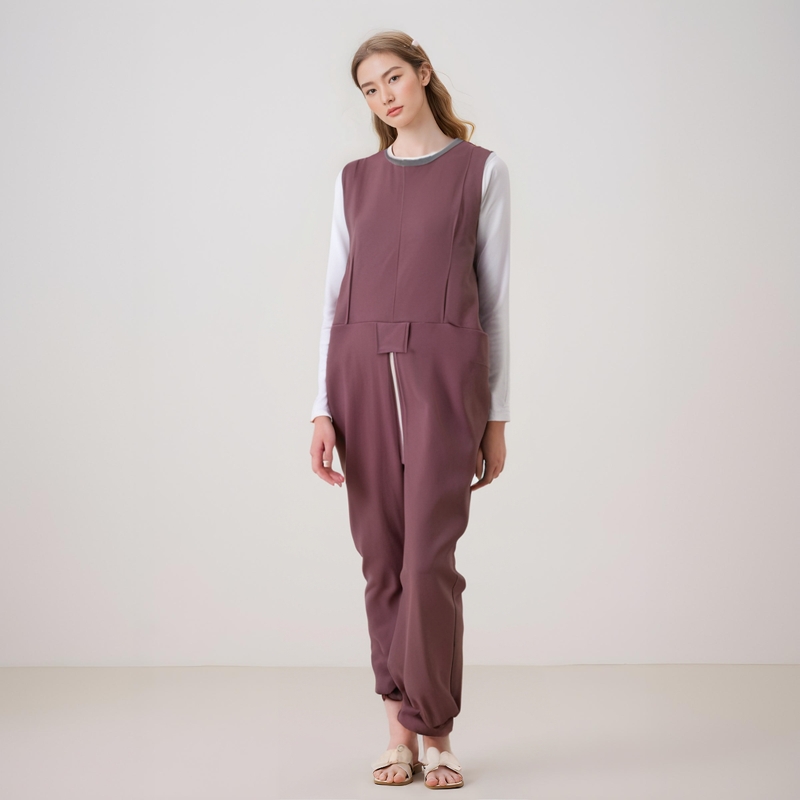 春秋冬老人病人护理裤海默症患者痴呆防抓约束连体衣拉链一体服 - 图2