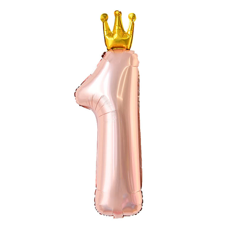 生日数字气球 儿童周岁ins派对装饰布置女宝宝男蓝色粉色拍照道具,淘宝优惠券,粉丝福利购,淘宝优惠卷