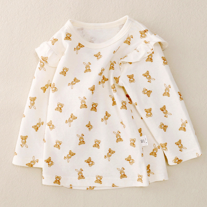 清仓公主衫秋冬保暖上衣纯棉无荧光a类女童秋衣打底衫长袖T恤,淘宝优惠券,粉丝福利购,淘宝优惠卷