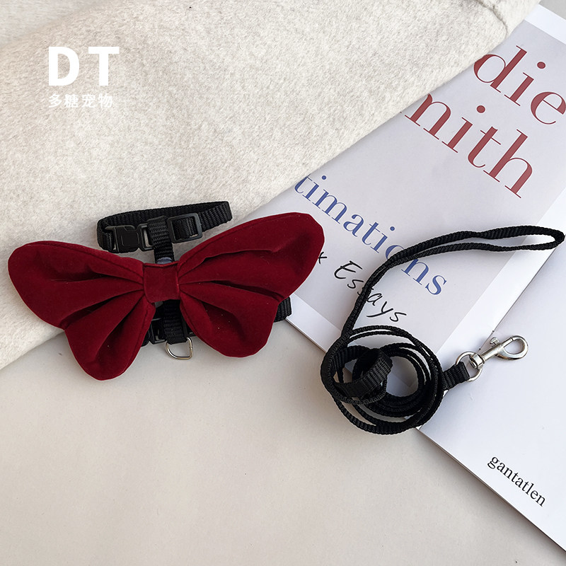 猫咪牵引绳高颜值小奶猫小型幼犬外出防走丢专用防挣脱遛猫溜狗绳,淘宝优惠券,粉丝福利购,淘宝优惠卷