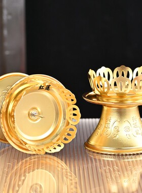 加厚合金带针烛台蜡烛座灯架