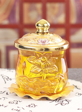 合金佛前观音菩萨家用供水杯