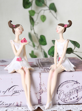 工艺唯美风白衣天使少女家居装饰